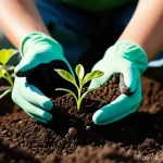 Home 8 유기농업 분야 인턴십 경험 - Sowing the Seeds of Life:**
A serene and gentle scene set in an organic farm at dawn. Soft, diffused...