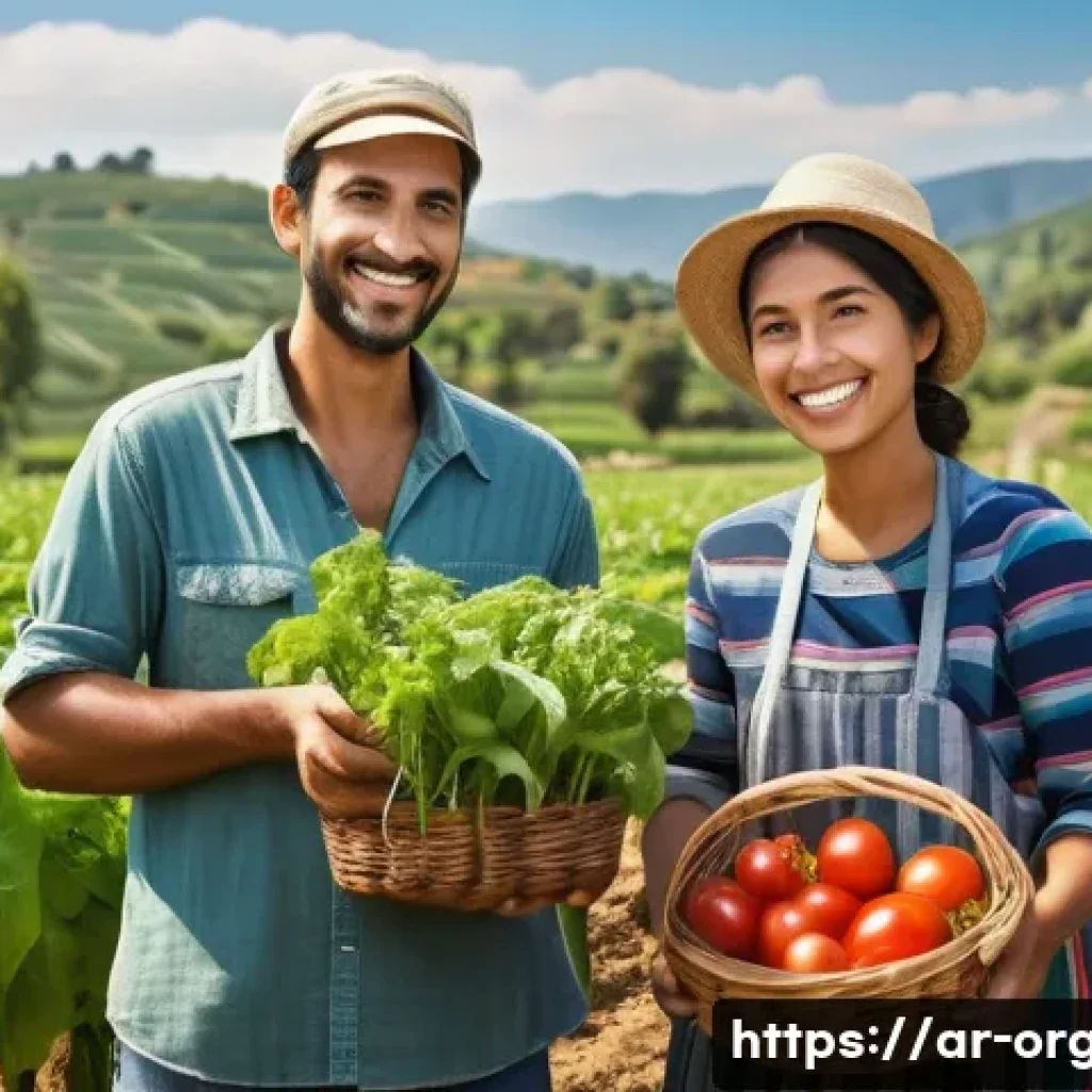 유기농업 분야 자격증 종류 - **Prompt 1: Family Harvest in a Lush Organic Farm**
A serene, sun-drenched organic farm scene. A...